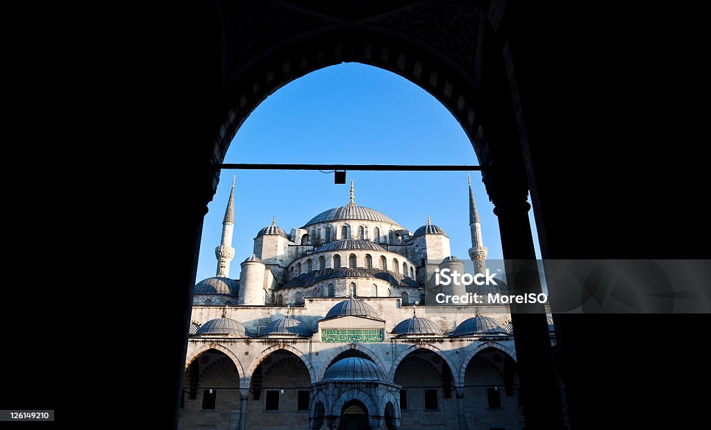 Blaue Moschee in Istanbul - Lizenzfrei Arabeske Stock-Foto