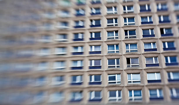 windows текстура - plattenbau skyscraper old large group of objects стоковые фото и изображения