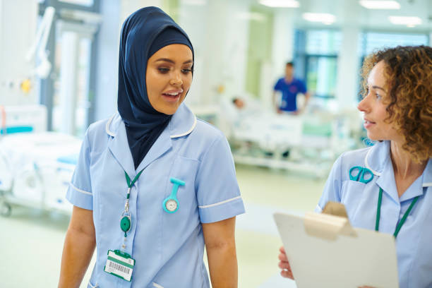 istock young nurse training on the ward 1261500119