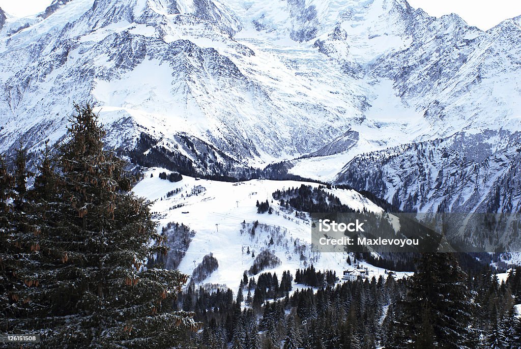 Chamonix Valley  Adventure Stock Photo