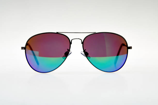 istock Vintage aviator sunglasses isolated on white background 1261515945