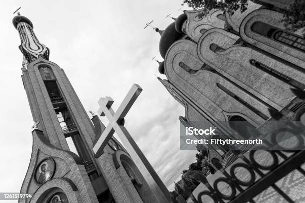 Bialystok Orthodox Church Stock Photo - Download Image Now - Białystok, Architecture, Black And White