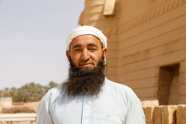 arab looking serious
