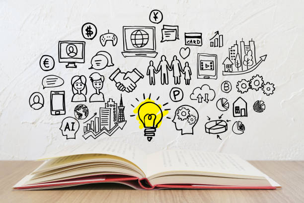 istock A variety of knowledge to learn through reading - smartphone, computer, network and business ideas. 1261547009