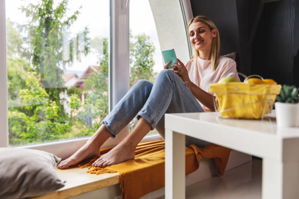 istock Relaxing time at home for a young woman 1261641328