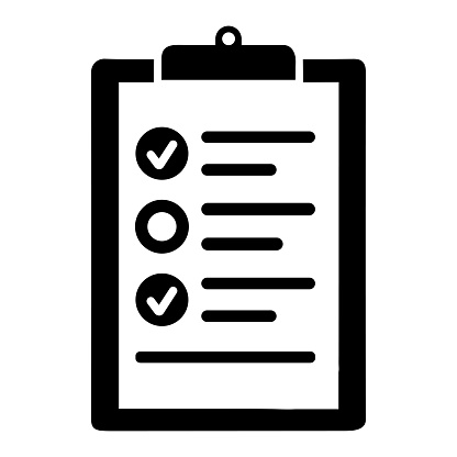 Check list icon. Use for commercial, print media, web or any type of design projects.