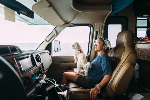 istock Family on RV Road Trip 1261659021