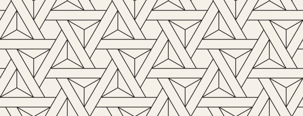 illustrations, cliparts, dessins animés et icônes de motif vectoriel géométrique sans couture - mirrored pattern wallpaper pattern backgrounds seamless