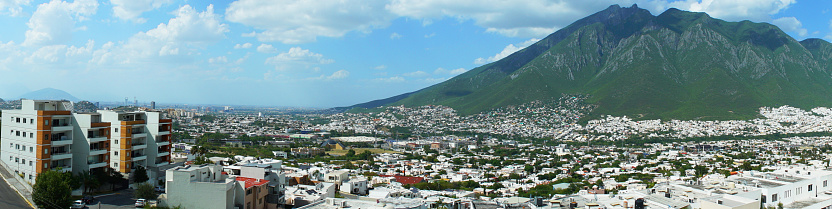 panoramic view of monterrey mexico in Monterrey, N.L., Mexico