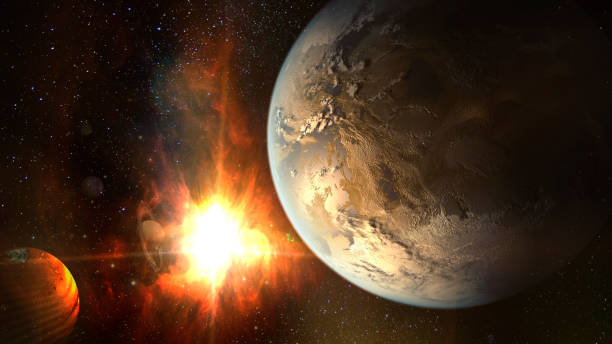 Exoplanet exploration, fantasy and surreal landscape. Elements of this image furnished by NASA. Exoplanet exploration, fantasy and surreal landscape. Elements of this image furnished by NASA.

/urls:
https://www.nasa.gov/feature/goddard/2017/spanning-disciplines-in-the-search-for-life-beyond-earth
(https://www.nasa.gov/sites/default/files/thumbnails/image/1_giada_1.jpg)
https://images.nasa.gov/details-PIA08653.html
https://www.nasa.gov/feature/new-nasa-position-to-focus-on-exploration-of-moon-mars-and-worlds-beyond
(https://www.nasa.gov/sites/default/files/thumbnails/image/lunar_feature_header_pic.jpg)
https://www.nasa.gov/press-release/nasa-selects-proposals-to-study-sun-space-environment
(https://www.nasa.gov/sites/default/files/thumbnails/image/17-064.jpg) spacewalk photos stock pictures, royalty-free photos & images