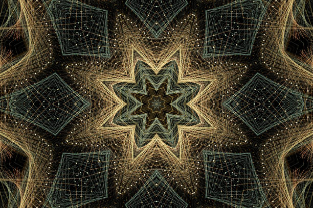vzor stylu mandaly s moderní estetikou digitálně navržený a vysoce detailní. pozadí fotografie na skladě. - duchovno fotky - stock snímky, obrázky a fotky
