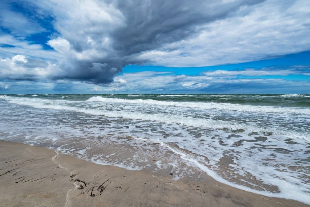 Waves on shore of the Baltic Sea.