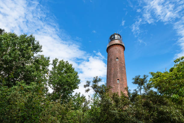 istock Lighthouse Darsser Ort on the Baltic Sea coast 1261696029