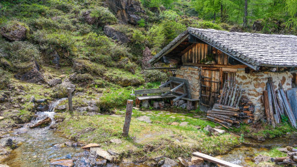 istock Abandoned mountain hut in the Alps 1261698199