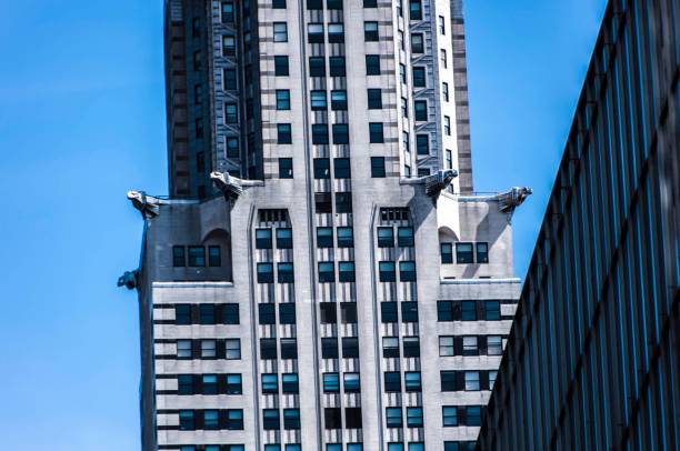 Chrysler Building Manhattan chrysler building eagles stock pictures, royalty-free photos & images