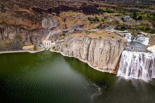 An overlooking view of nature in Twin Falls, Idaho in Twin Falls, Idaho, United States