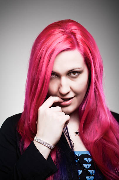 istock Flirting Young Woman Portrait 126179146