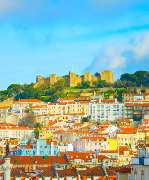 istock Skyline Lisbon Old Town Castle 1261800909