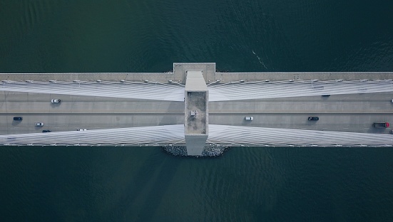 The Arthur Ravenel Jr. Bridge is in Charleston, South Carolina. This bridge is  a beacon of pride and elegance for the community of Charleston. I wanted to capture the architectural wonder of this bridge.