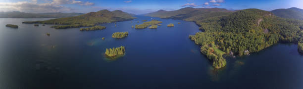 lake george narrows panorama