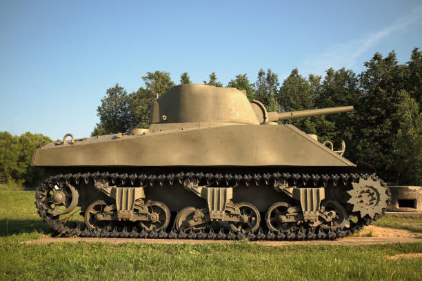 istock Old military Medium Tank participated in the 2nd world war. 1261850845