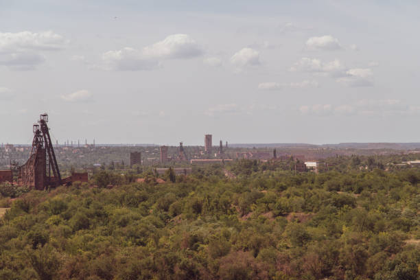 istock Krivoy Rog city view from the hill. 1261879779