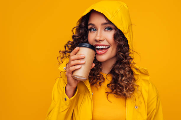istock Woman in raincoat 1261895454
