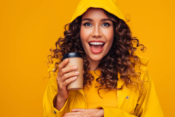 istock Woman in raincoat 1261898675