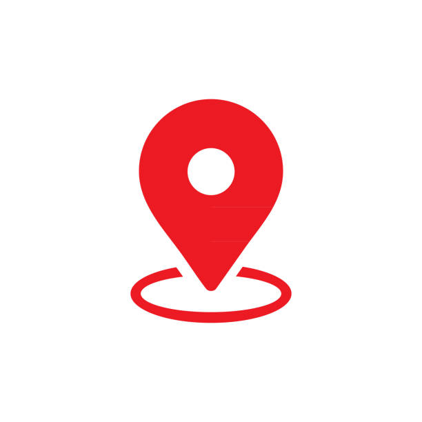 map pin icon for your web site and mobile app map pin icon for your web site and mobile app discovery stock illustrations