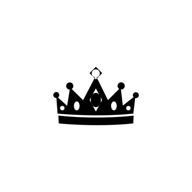 ロイヤルクラウンアイコンシンボルベクトル - crown gold coat of arms king点のイラスト素材／クリップアート素材／マンガ素材／アイコン素材