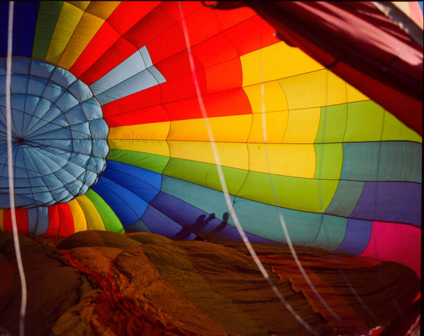 istock Hot Air Balloon Envelope Inflating -389 1261940052