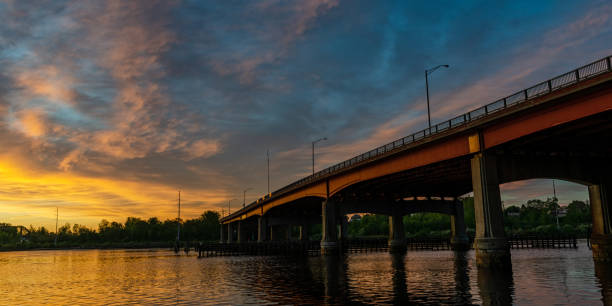 istock Sunrise at Henderson Bridge, Providence RI 1261980688
