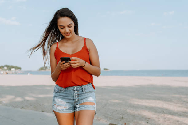 istock Woman spending a Sunday at the beach 1262031733