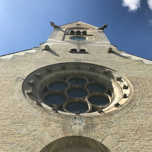 istock Church tower reaching for the sky 1262052051