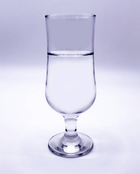 istock A glass of water in a white background. 1262095658