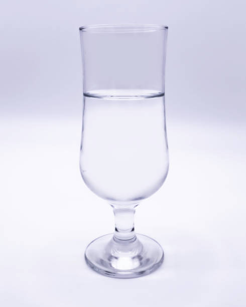 istock A glass of water in a white background. 1262095659