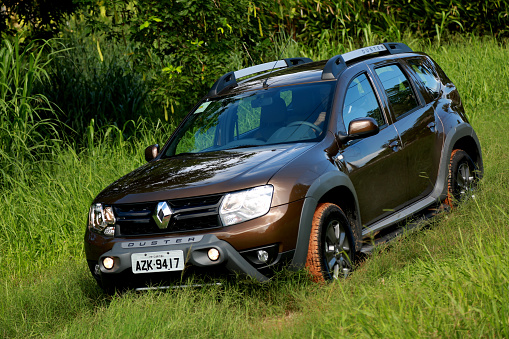 salvador, bahia / brazil - april 30, 2015: Renault Duster vehicle is seen in the city of Salvador.