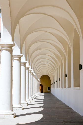 Colonnade at the Stallhof in Dresden