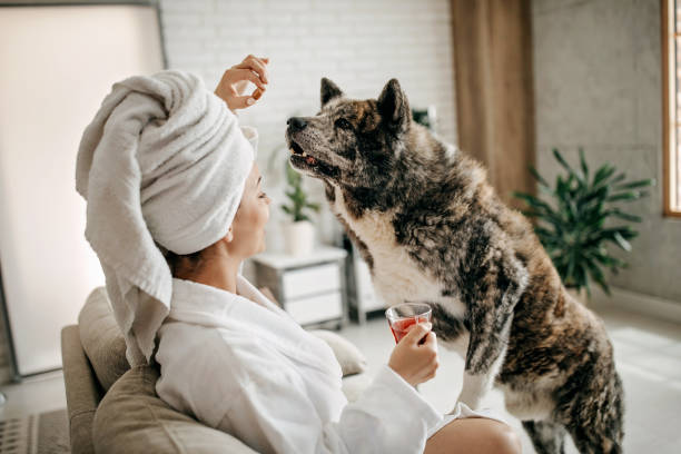 istock Beautiful morning with my dog 1262215200