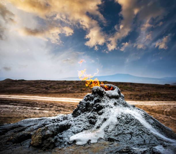 mud volcanoes of Gobustan