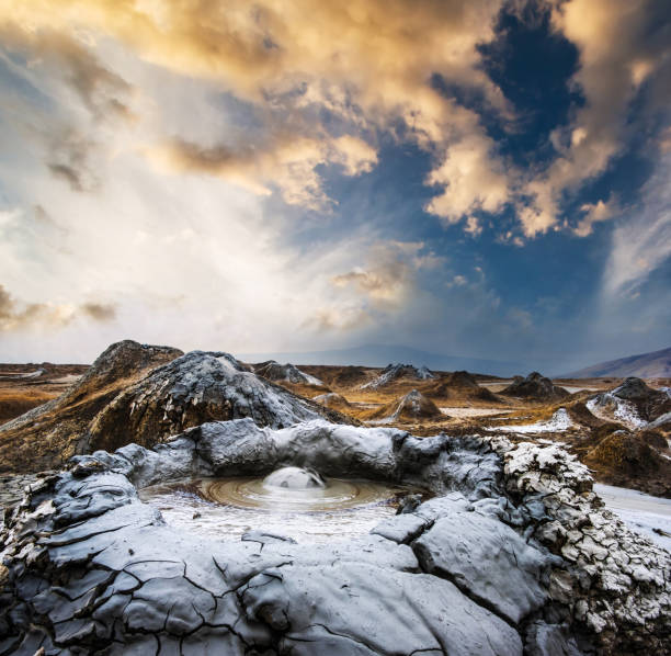 istock Mud volcanoes of Gobustan at sunset 1262218562