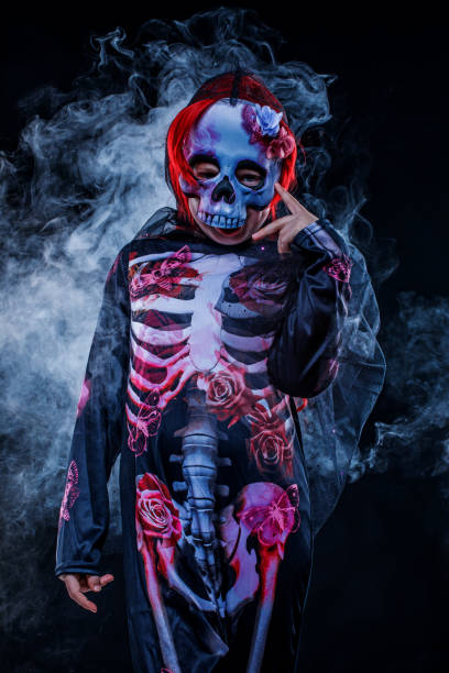 istock Halloween Skeleton Girl 1262227789