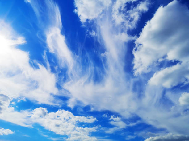 istock Beautiful blue sky and clouds natural background 1262247273