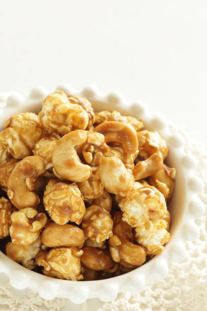 istock Cashew nut and caramel popcorn 1262251258