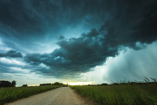 istock Tropical rain with high precipitation superclell clouds 1262270094