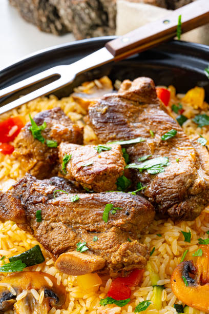 istock fried rice with vegetables and meat 1262270423