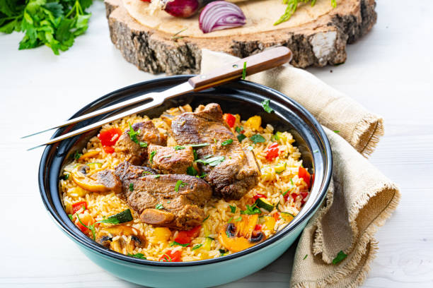 istock fried rice with vegetables and meat 1262270583