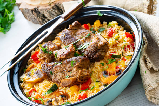 istock fried rice with vegetables and meat 1262270642
