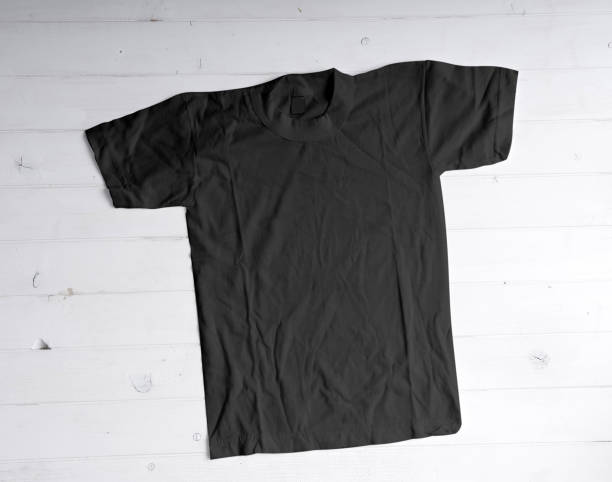 istock Black cotton t-shirt 1262273591