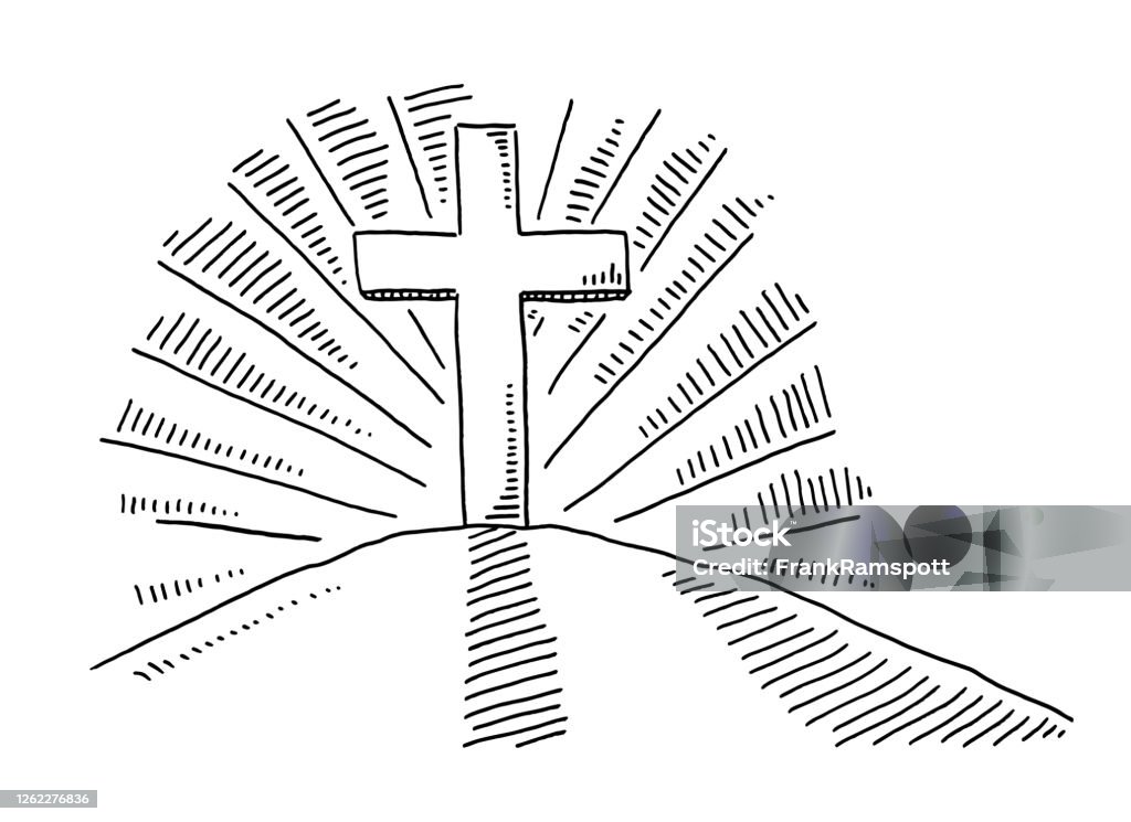 Ilustración de Símbolo De La Cruz Del Cristianismo En El Dibujo De La Colina y más Vectores Libres de Derechos de Cruz - Forma - iStock Ilustración de Símbolo De La Cruz Del Cristianismo En El Dibujo De La Colina y más Vectores Libres de Derechos de Cruz - Forma - iStock